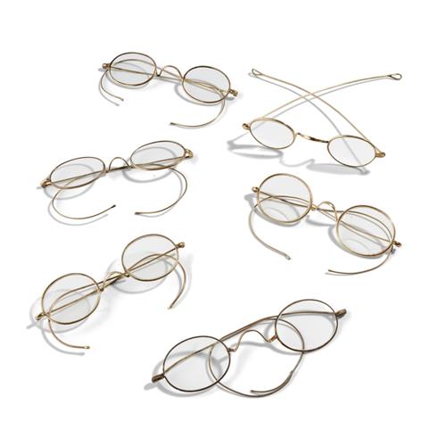 30 · SIX METAL FRAMED SPECTACLES