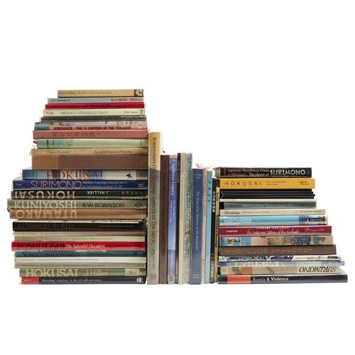 1007 · A LARGE COLLECTION OF 57 BOOKS ON JAPANESE PRINTMAKERS