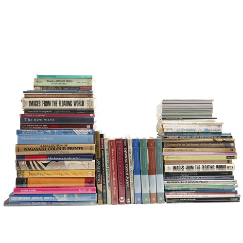 1027 · A LARGE COLLECTION OF 67 REFERENCE BOOKS ON JAPANESE PRINTS