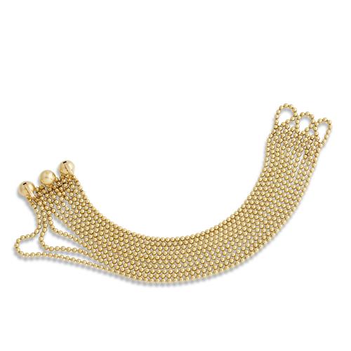 CARTIER, TWO-TONE 18CT GOLD 'DRAPERIE' BRACELET
