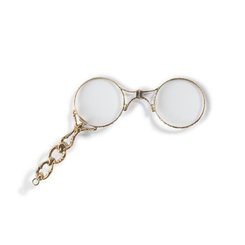 37 · A 14CT GOLD LORGNETTE