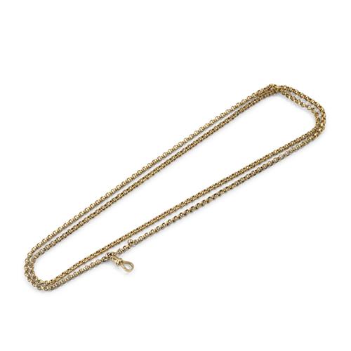 38 · A 9CT GOLD CHAIN AND ANOTHER CHAIN