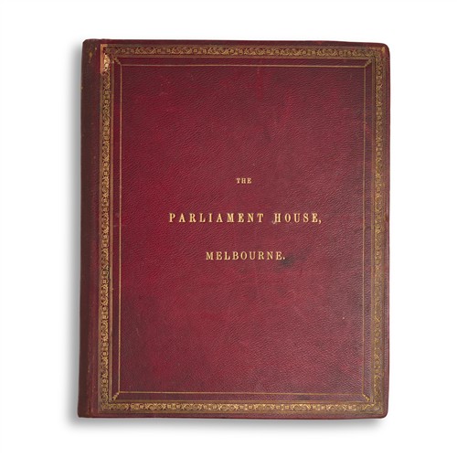 28 · JENKINS, George H., A MONOGRAPH ON THE PARLIAMENT HOUSE, MELBOURNE Inscribed by the author