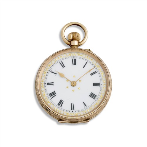 18 · 9CT GOLD OPENFACE POCKETWATCH CIRCA 1890