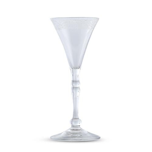 4 · A GEORGE II WINE GLASS Mid-18th century, circa 1750