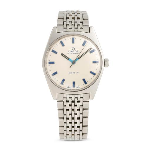 OMEGA GENEVE REF 165 041 A STAINLESS STEEL BRACELET WATCH CIRCA 1970
