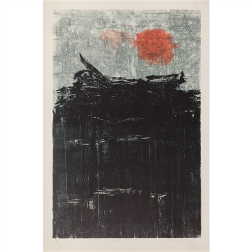 GRAHAME KING (1915-2008) Aftermath 1966 lithograph, ed. 6/20 66 x 43cm (image); 74 x 49cm (sheet)