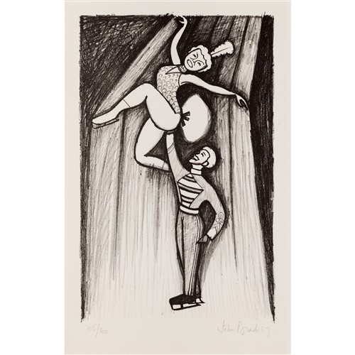 JOHN BRACK (1920-1999) Adagio 1967 lithograph, ed. 105/200 44 x 28cm (sheet, reveal)