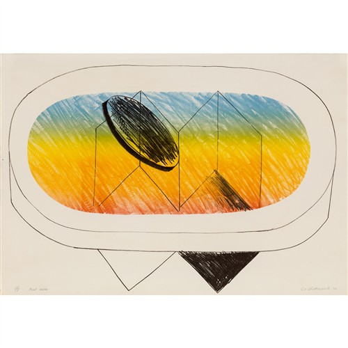 12 · JOCK CLUTTERBUCK (born 1945) The Pool Table 1970 lithograph, ed. 15/15 50 x 72.5cm (sheet)