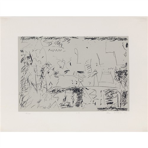 ALLAN MITELMAN (1946-2025) S.T 1971 screenprint, ed. 86/120 38 x 56cm (image); 58.5 x 76.5cm (sheet)