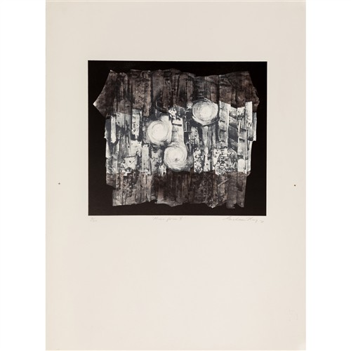 GRAHAME KING (1915-2008) Micro-Form V 1971 lithograph, ed. 9/20 33 x 38cm (image); 76 x 57cm (sheet)
