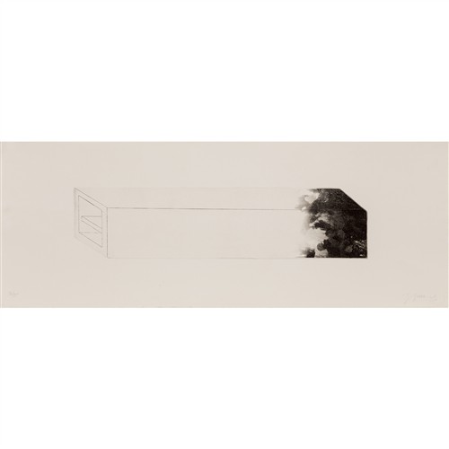 3 · UDO SELLBACH (1927-2006) Untitled 1973 etching, ed. 30/35 12 x 49.5cm (image); 28 x 76cm (sheet)