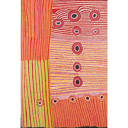 GINGER WIKILYIRI (born c.1932) (Language group: Pitjantjatjara) Ilpin 2009 synthetic polymer paint on canvas 138.5 x 94cm