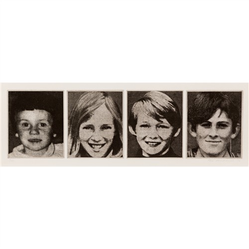 34 · BEA MADDOCK (1934-2016) Four 1974 photo-etching, ed. 3/60 21 x 63.5cm (sheet, reveal)