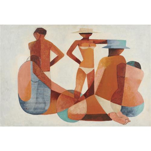 89 · DOROTHY BRAUND (1926-2013) Beach Scene 1994 oil on board 60 x 91cm