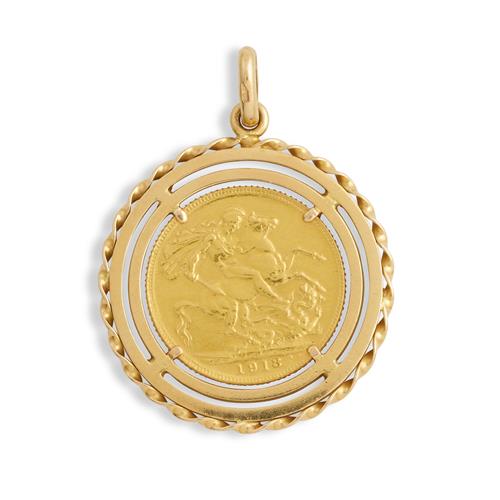 A Gold Coin Pendant