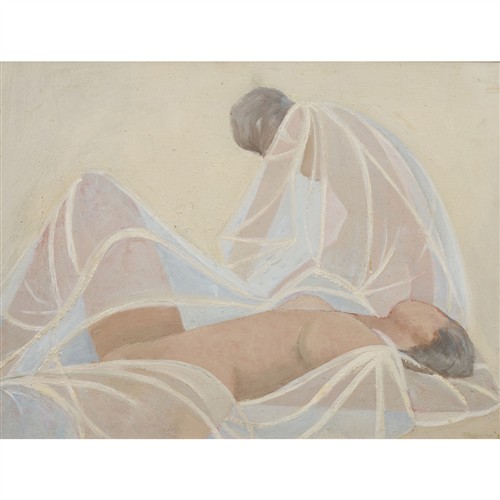 DOROTHY BRAUND (1926-2013) Untitled 1969 oil on board 29.5 x 39.5cm