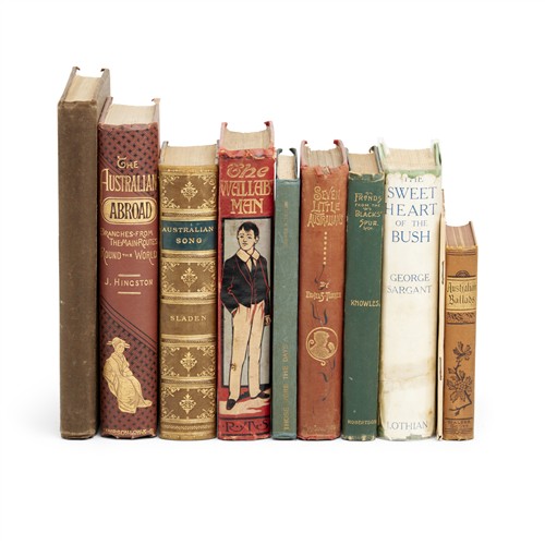 56 · BOOKS: A SMALL GROUP OF EARLIER AUSTRALIAN LITERATURE, VERSE, AND SONG Variously late 19th–early 20th century