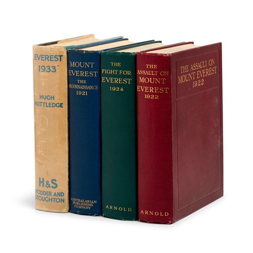36 · BOOKS: A SMALL GROUP OF ACCOUNTS OF 1920s AND EARLY 1930s EXPEDITIONS TO MOUNT EVEREST (4 vols)