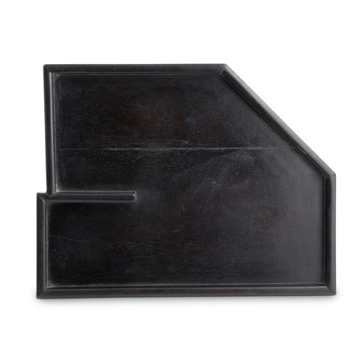 A Chinese Zitan Scholar'S Desk Tray, Qing Dynasty, 19th Century