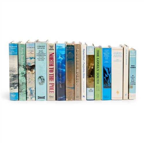 39 · BOOKS: A GROUP ON POLAR EXPLORATION, MOSTLY ANTARCTIC (15 vols)