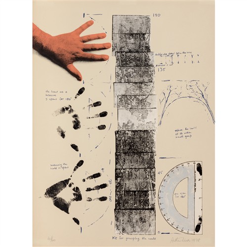 84 · ARTHUR WICKS (born 1937) Kit for Gasping the World 1978 screenprint, ed. 4/60 76 x 57cm (sheet)