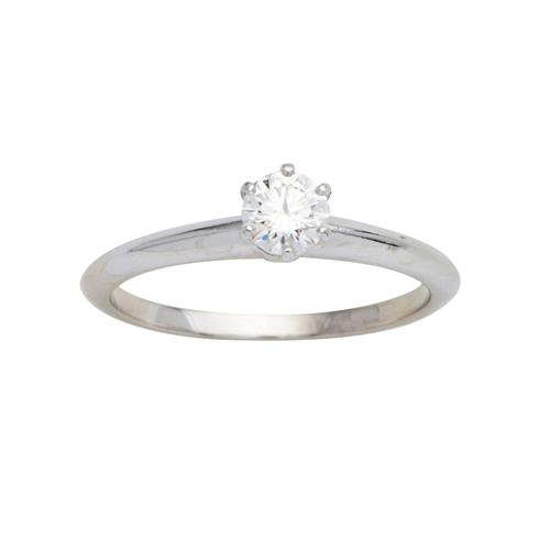 Tiffany And Co. Diamond Solitaire Ring