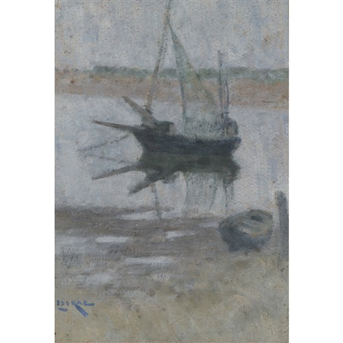 20 · ISO RAE (1860-1940) (Étaples) oil on card 34.5 x 24.5cm
