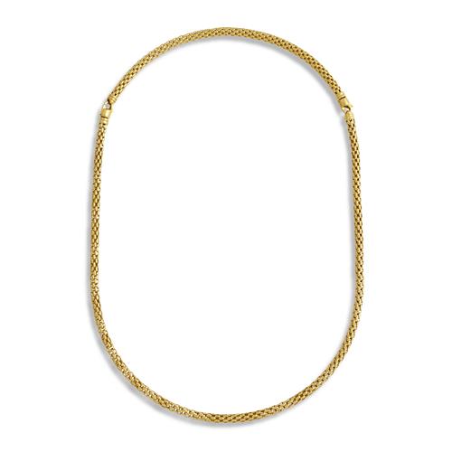 18ct Gold Italian Necklace And Bracelet Set