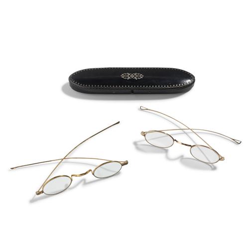 60 · A GOLD SPECTACLE AND A GILT SPECTACLE