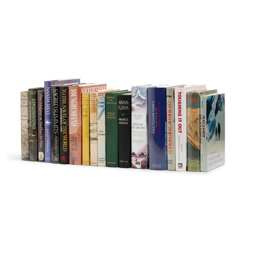 43 · BOOKS: A GROUP ON MOUNTAINEERING, MOSTLY IN THE HIMALAYAS (18 vols)