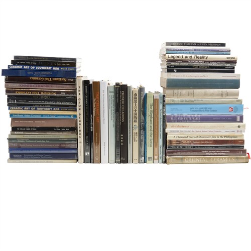 1022 · A LARGE COLLECTION OF 62 REFERENCE BOOKS ON SOUTHEAST ASIAN CERAMICS