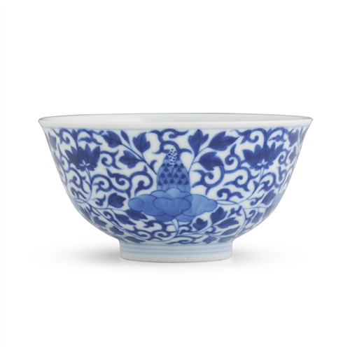 A Chinese Blue And White Bowl, Guangxu Mark