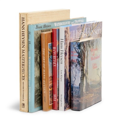 71 · BOOKS: A SMALL GROUP ON HANS HEYSEN (6 vols)