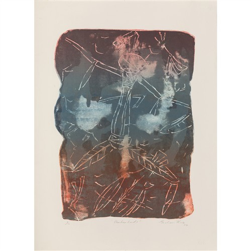 GRAHAME KING (1915-2008) Arnham Land I 1984 lithograph, ed. 7/10 76 x 56cm (sheet)