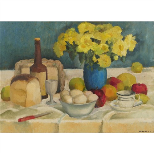 JUNE MACKENZIE (1927-2005) Kitchen Still Life oil on board 60 x 83cm
