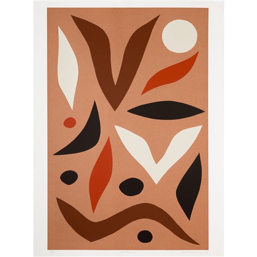 JOHN COBURN (1925-2006) Walbiri 1984 screenprint, ed. A/P 72 x 48cm (image); 76.5 x 57cm (sheet)