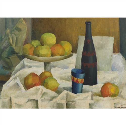 JUNE MACKENZIE (1927-2005) Still Life with Lemons oil on board 60 x 83cm