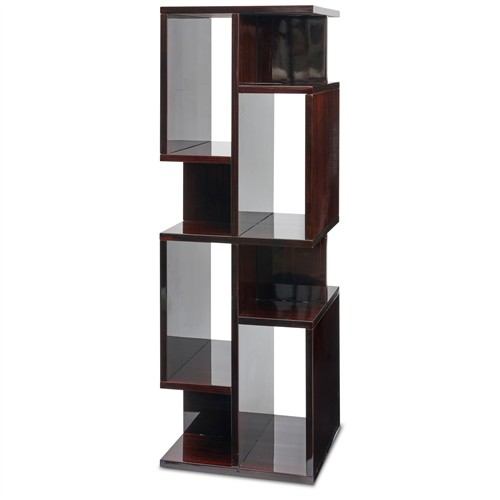 AN ART DECO STYLE MACASSAR EBONY ETAGÈRE *CITES permit may be required for export