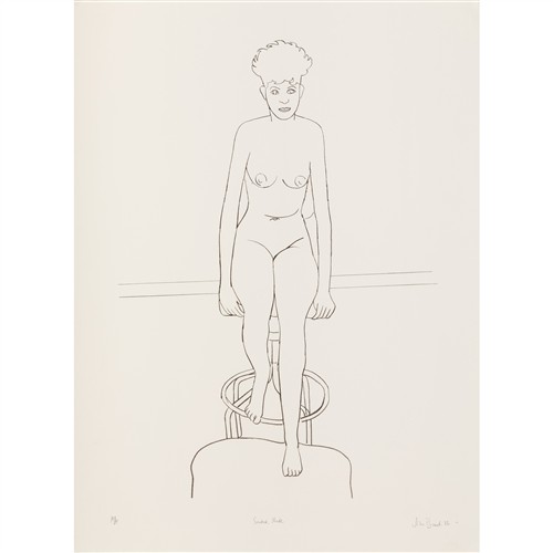 JOHN BRACK (1920-1999) Seated Nude 1986 lithograph, ed. A/P 76 x 57cm (sheet)