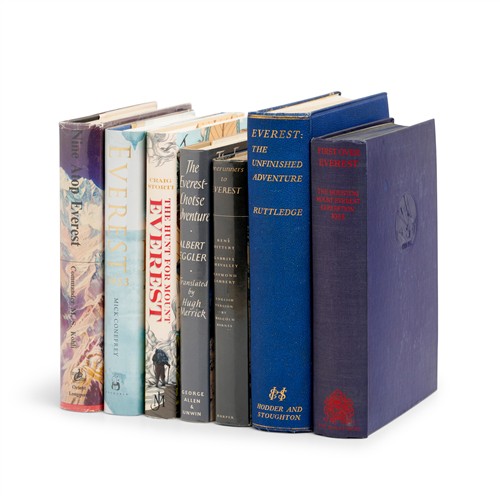 55 · BOOKS: A GROUP ON CLIMBING MOUNT EVEREST (7 vols)