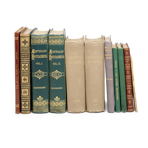 58 · BOOKS: A GROUP OF AUSTRALIAN HISTORICAL INTEREST Variously late 19th–early 20th century