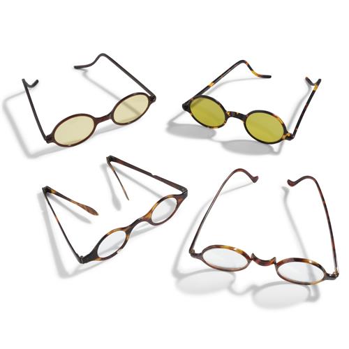 FOUR TORTOISESHELL SPECTACLES *CITES permit may be required for export