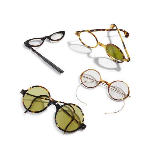 72 · THREE TORTOISESHELL SPECTACLES AND A LORGNETTE *CITES permit may be required for export