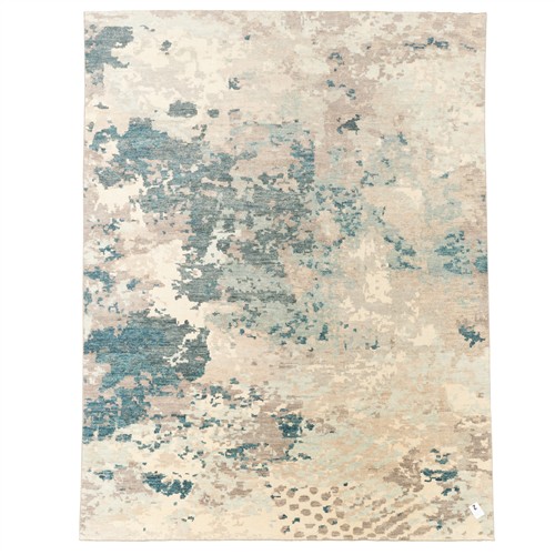 2 · A NEW HAND SPUN WOOLLEN ABSTRACT CARPET (396L X 297W CM)