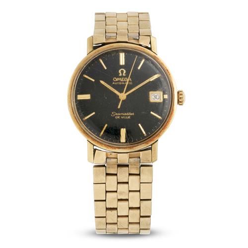 Omega Seamaster Deville A Gold Plated Bracelet Watch With Date Circa 1960