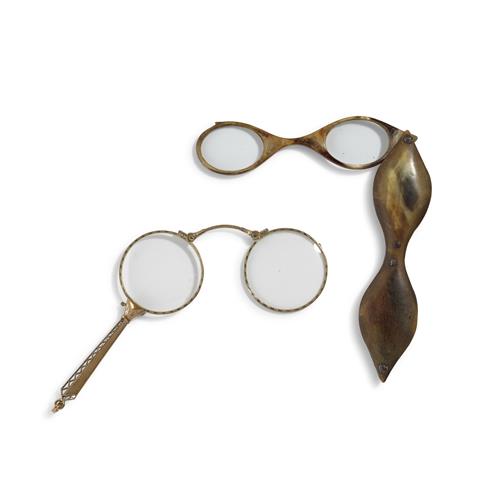 74 · ONE GILT AND ONE HORN LORGNETTE *CITES permit may be required for export