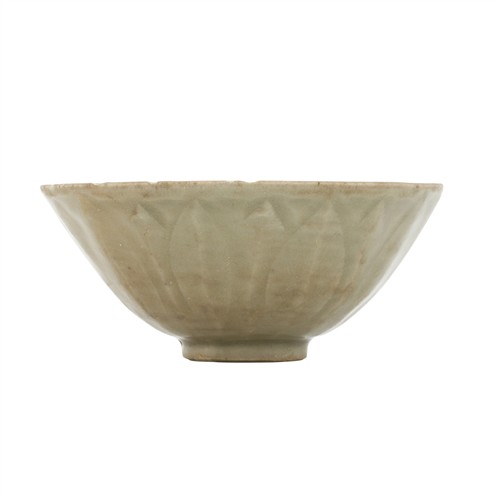 57 · A CHINESE LONGQUAN CELADON "LOTUS" BOWL, YUAN DYNASTY (1271 - 1368)
