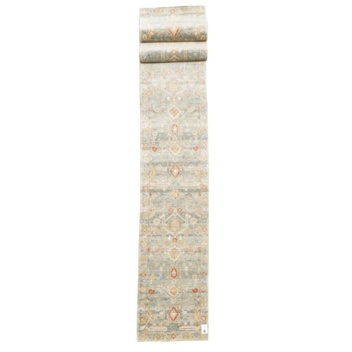 6 · A 19TH CENTURY SULTANABAD DESIGN RUNNER (600L X 81W CM)