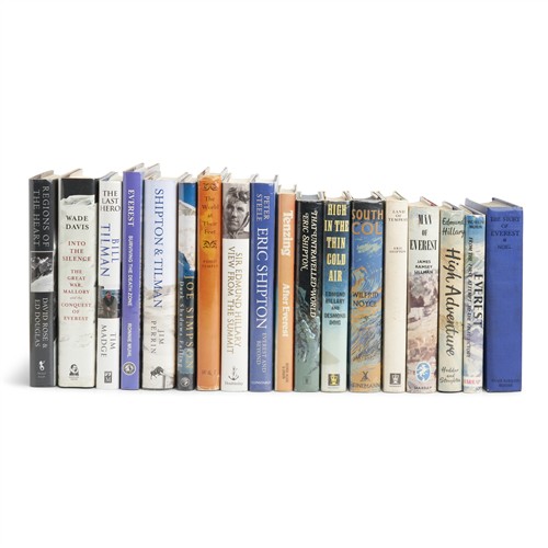 60 · BOOKS: A GROUP ON MOUNTAINEERING, INCLUDING SEVERAL ON MOUNT EVEREST (18 vols)